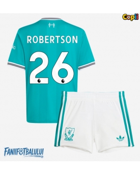 Liverpool Andrew Robertson #26 Echipament de Fotbal Replică 2025-26 Copii Treilea (+ Șorturi)